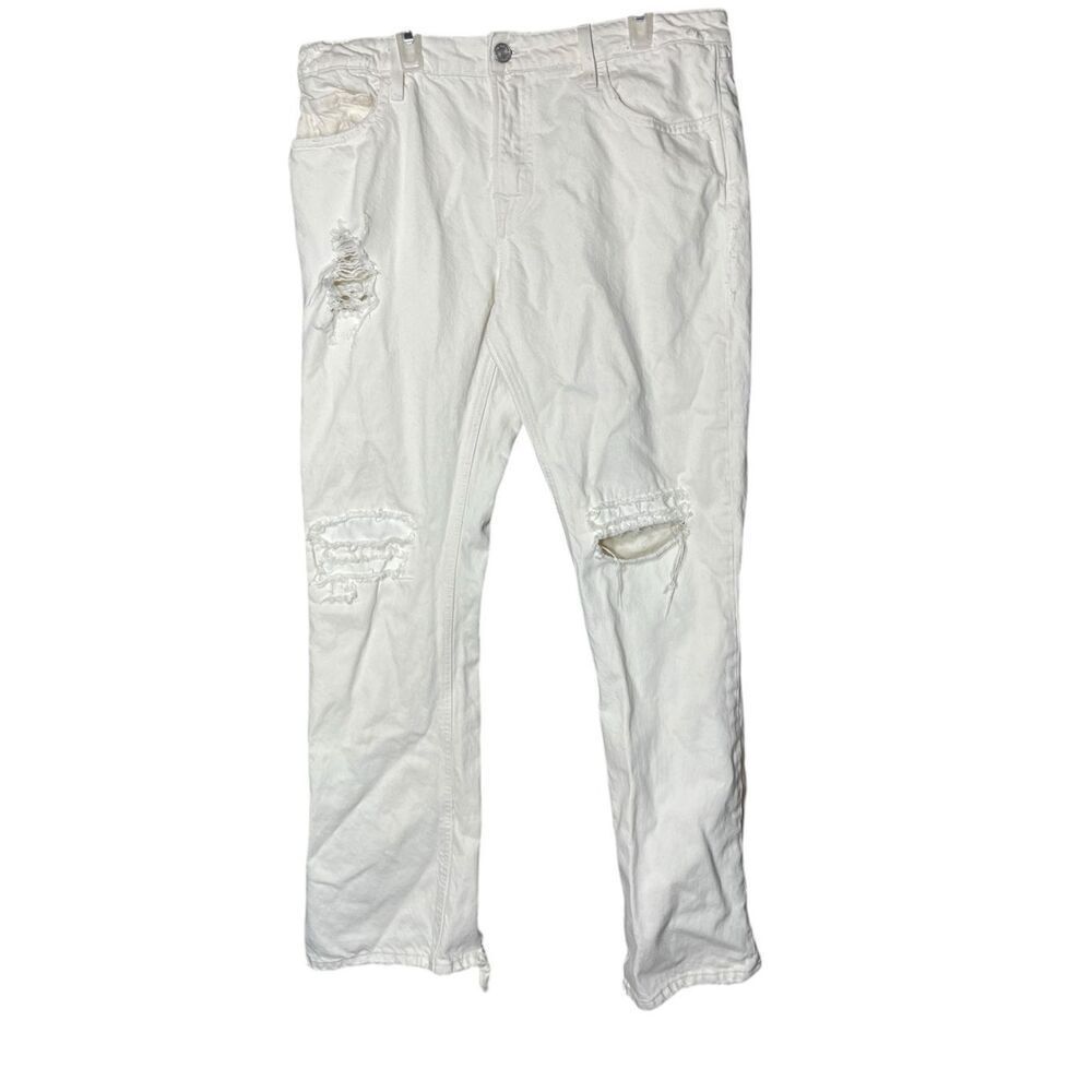 Frame Off White The‎ Low Boot Distressed Jeans Size 29